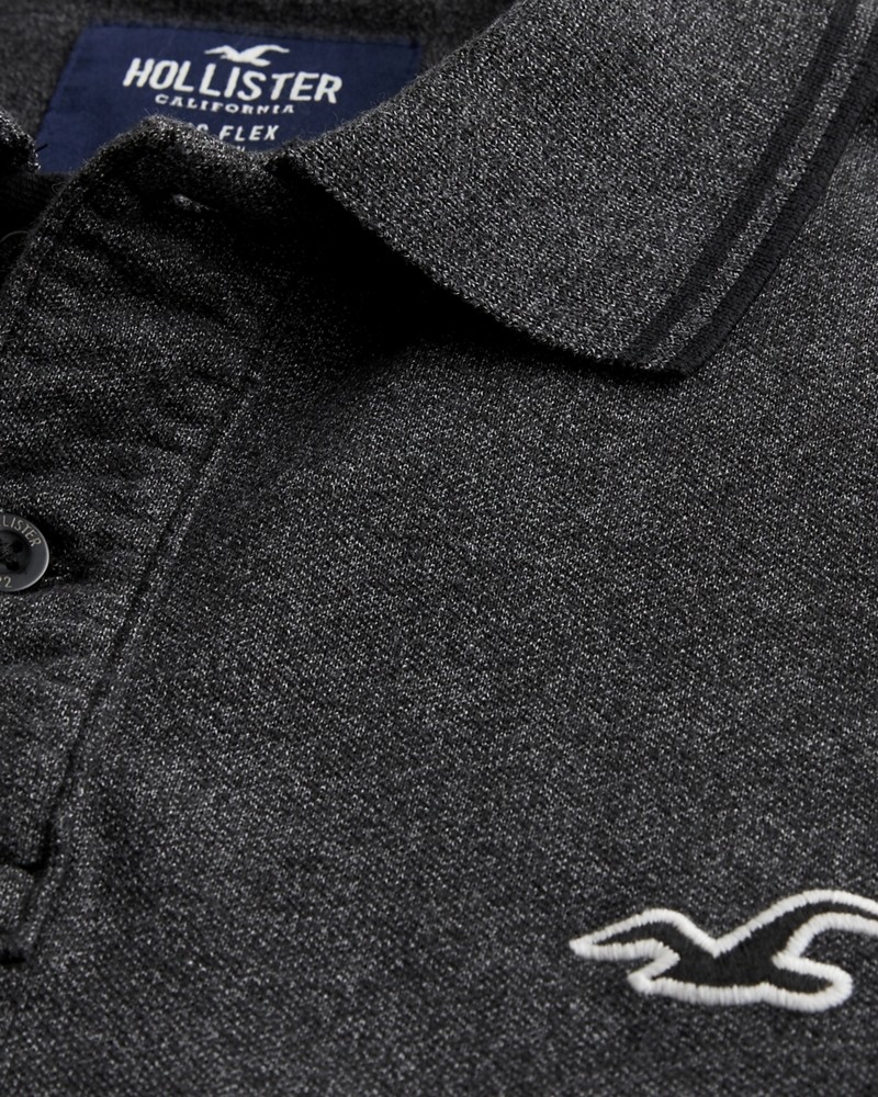 Áo thun nam Hollister HCO-P233 Stretch Tipped Icon Polo - Ảnh 2