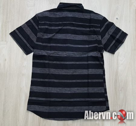 Áo sơmi nam Tommy TM-SM07 Linen Slim Fit Shirt Black - Ảnh 2