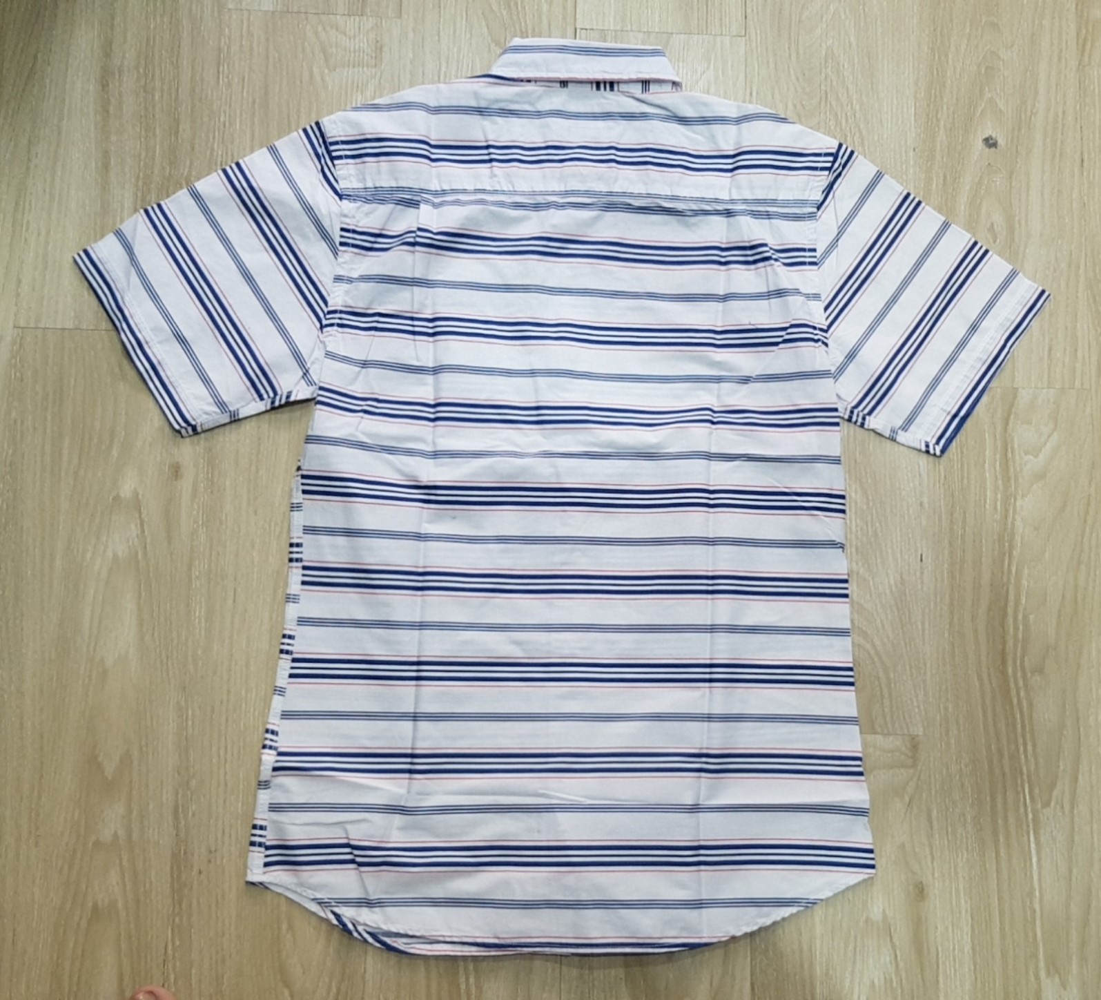 Áo sơmi nam Tommy TM-SM10 Linen Slim Fit Shirt White - Ảnh 2