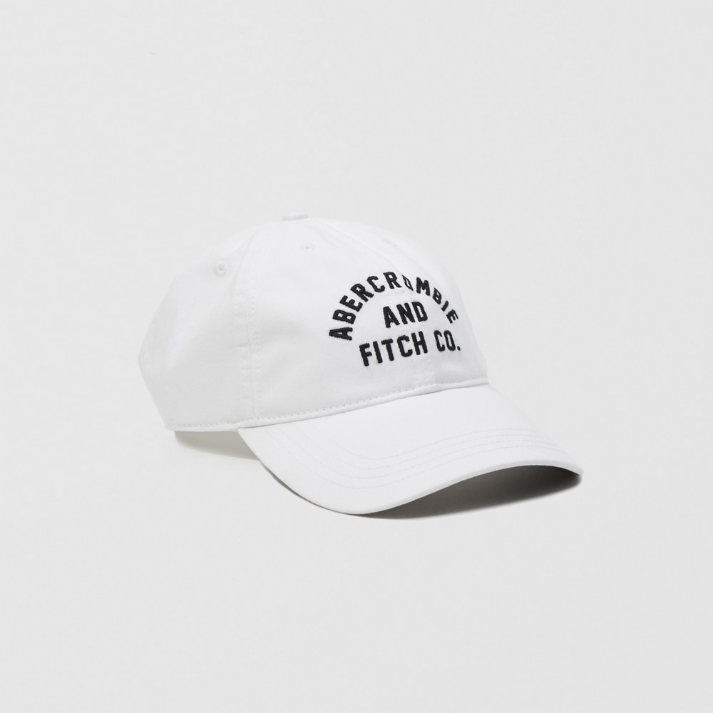 Nón lưỡi trai Abercrombie AF-HAT01 Logo Twill Cap White image