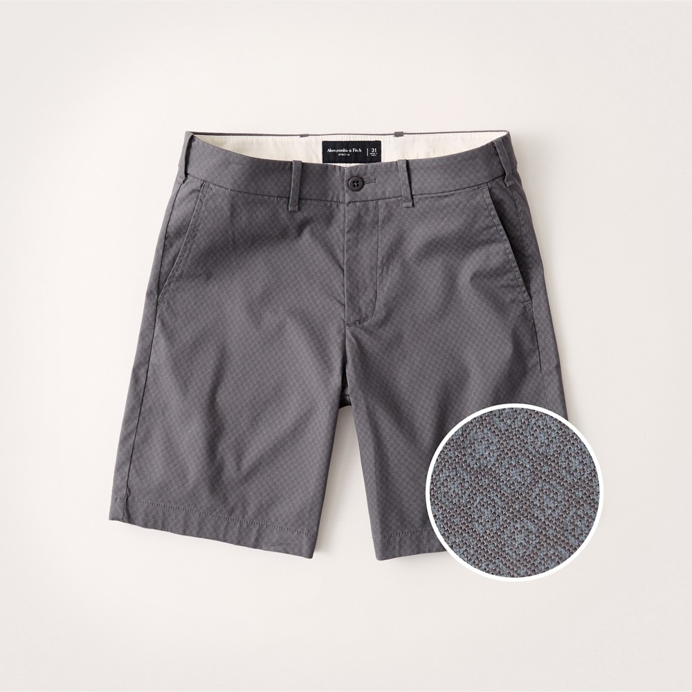 Hình Quần shorts Abercrombie AF-US-S06 Stretch Chino Shorts Dark Grey