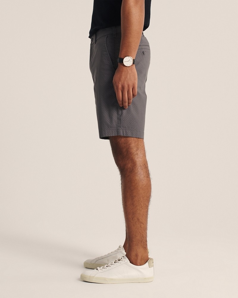 Hình Quần shorts Abercrombie AF-US-S06 Stretch Chino Shorts Dark Grey