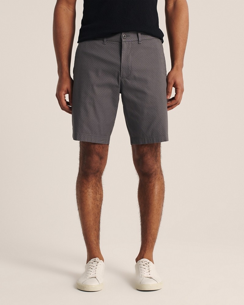 Hình Quần shorts Abercrombie AF-US-S06 Stretch Chino Shorts Dark Grey