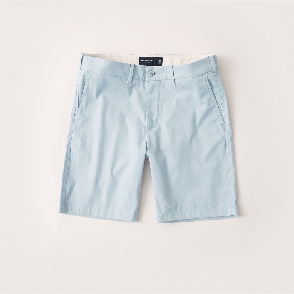 Hình Quần shorts Abercrombie AF-US-S07 Stretch Chino Shorts Light Blue