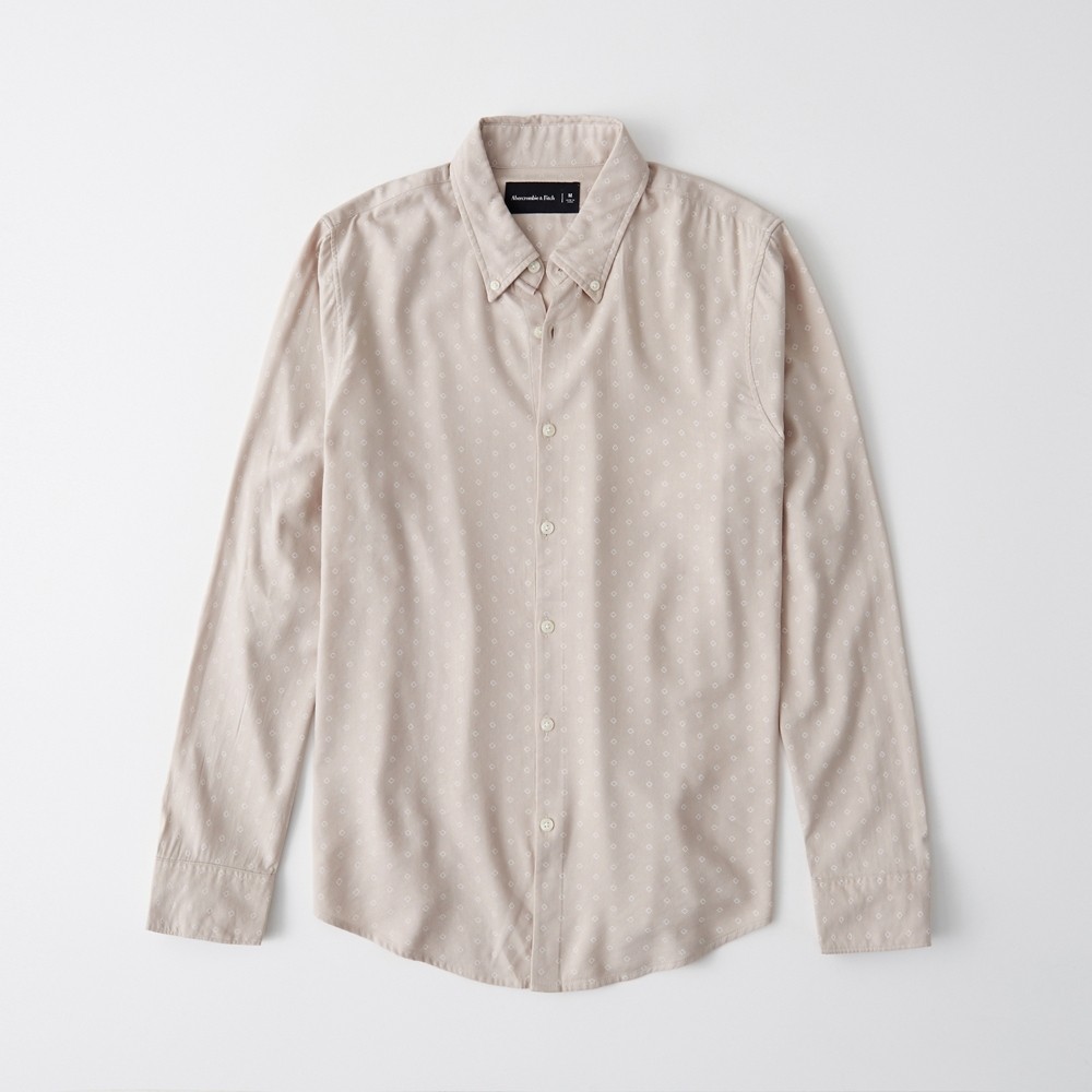 Áo sơ mi nam Abercrombie AF-US-SM104 Long-Sleeve Button-Up image