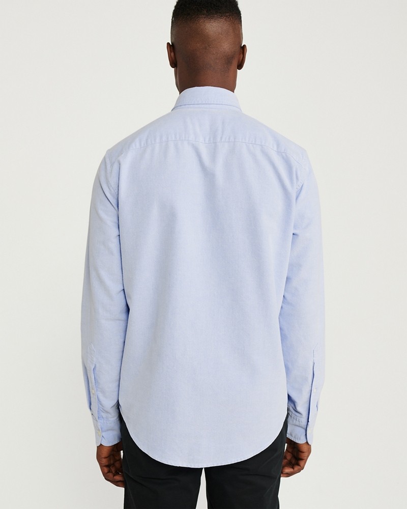 Hình Áo sơ mi nam Abercrombie AF-US-SM110 Oxford Shirt BLUE