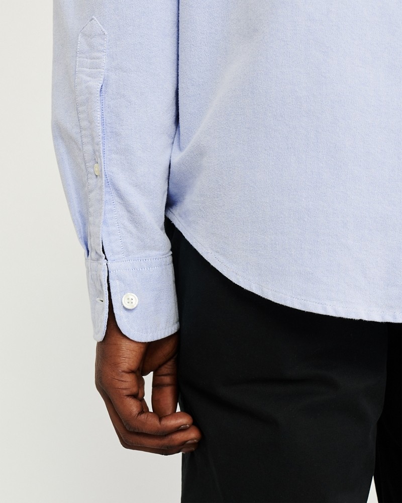 Hình Áo sơ mi nam Abercrombie AF-US-SM110 Oxford Shirt BLUE