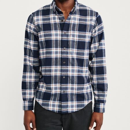 Hình Áo sơmi nam Abercrombie & Fitch AF-US-SM115 Plaid Flannel Shirt