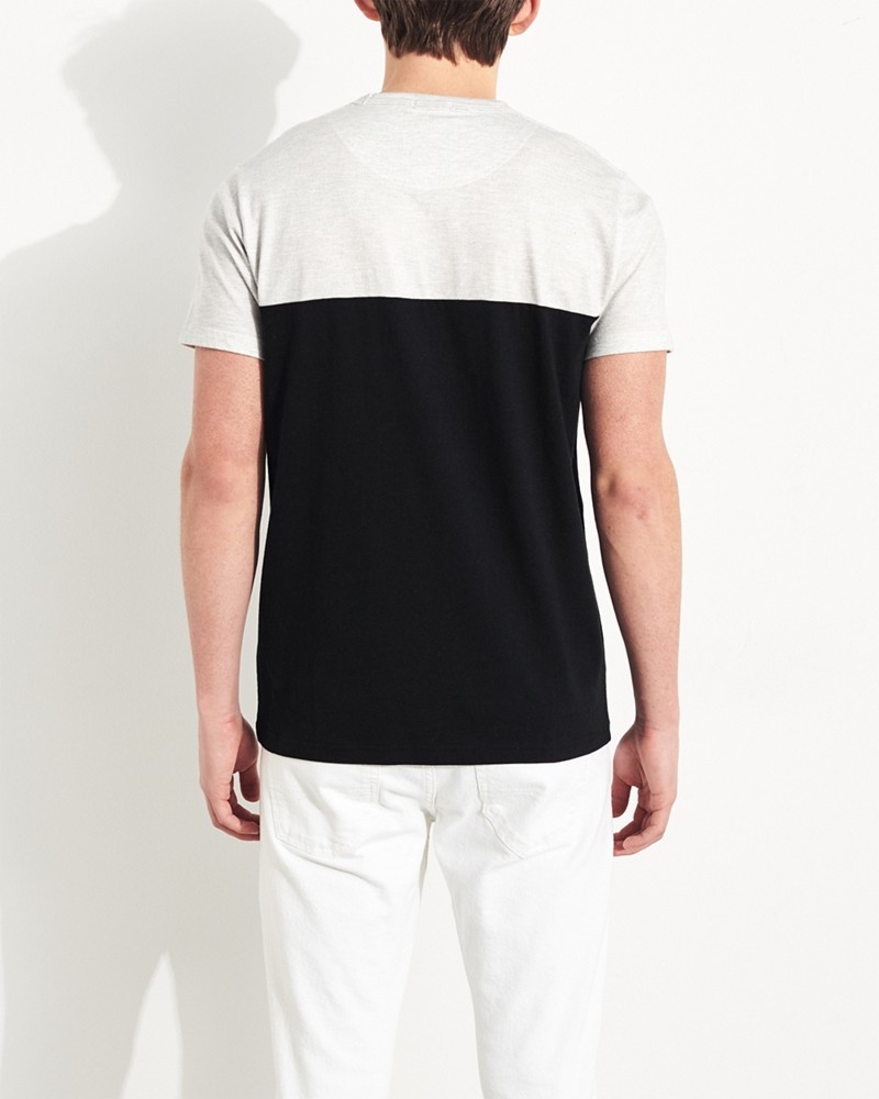 Hình Áo thun nam Hollister HCO-US-T25 Colorblock Logo Graphic Tee
