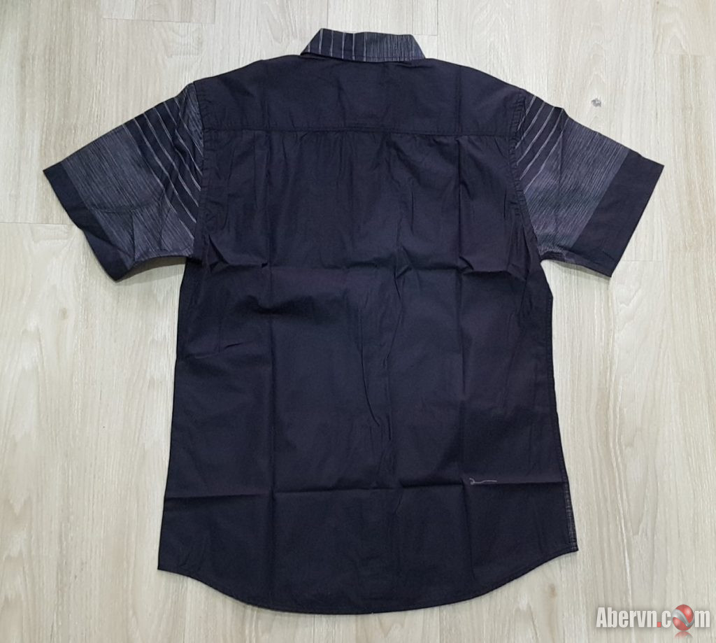 Hình Áo sơmi nam Tommy TM-SM11 Linen Slim Fit Shirt Black Hình Áo sơmi nam Tommy TM-SM11 Linen Slim Fit Shirt Black