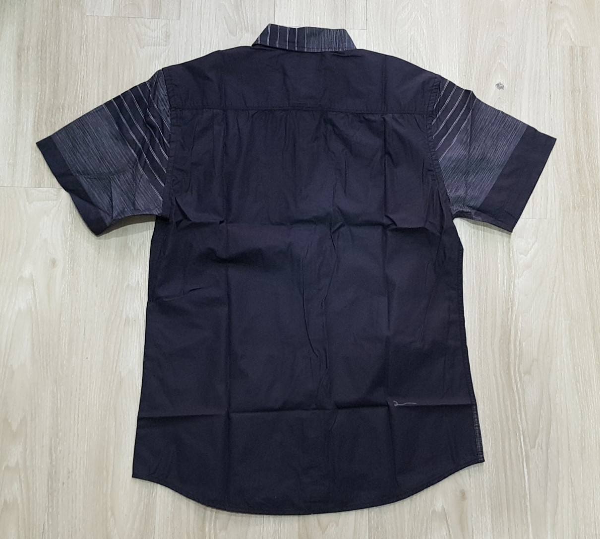 Hình Áo sơmi nam Tommy TM-SM11 Linen Slim Fit Shirt Black