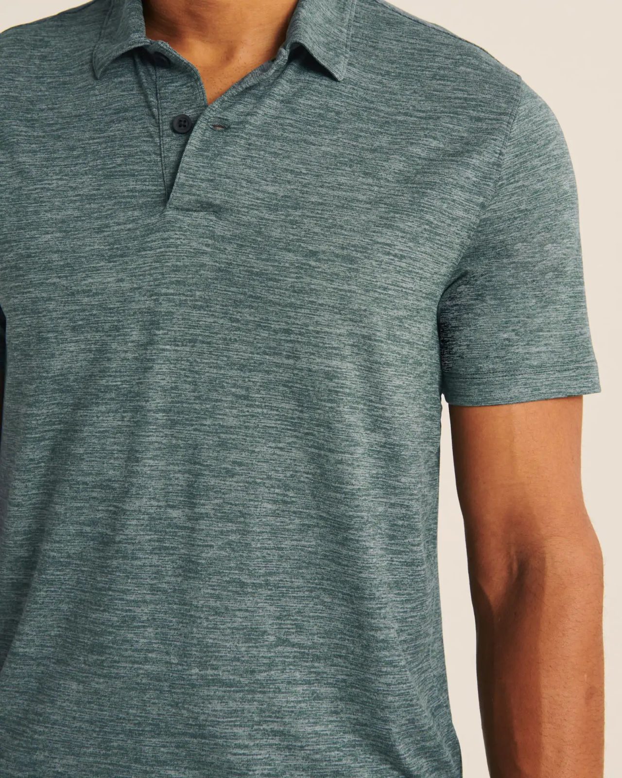 Hình Áo thun polo Abercrombie AF-P129 Air Knit Polo heather green