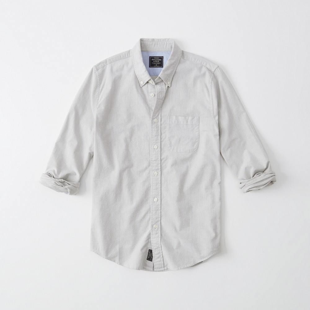 Áo sơ mi nam Abercrombie AF-US-SM119 Oxford Shirt Signature Fit