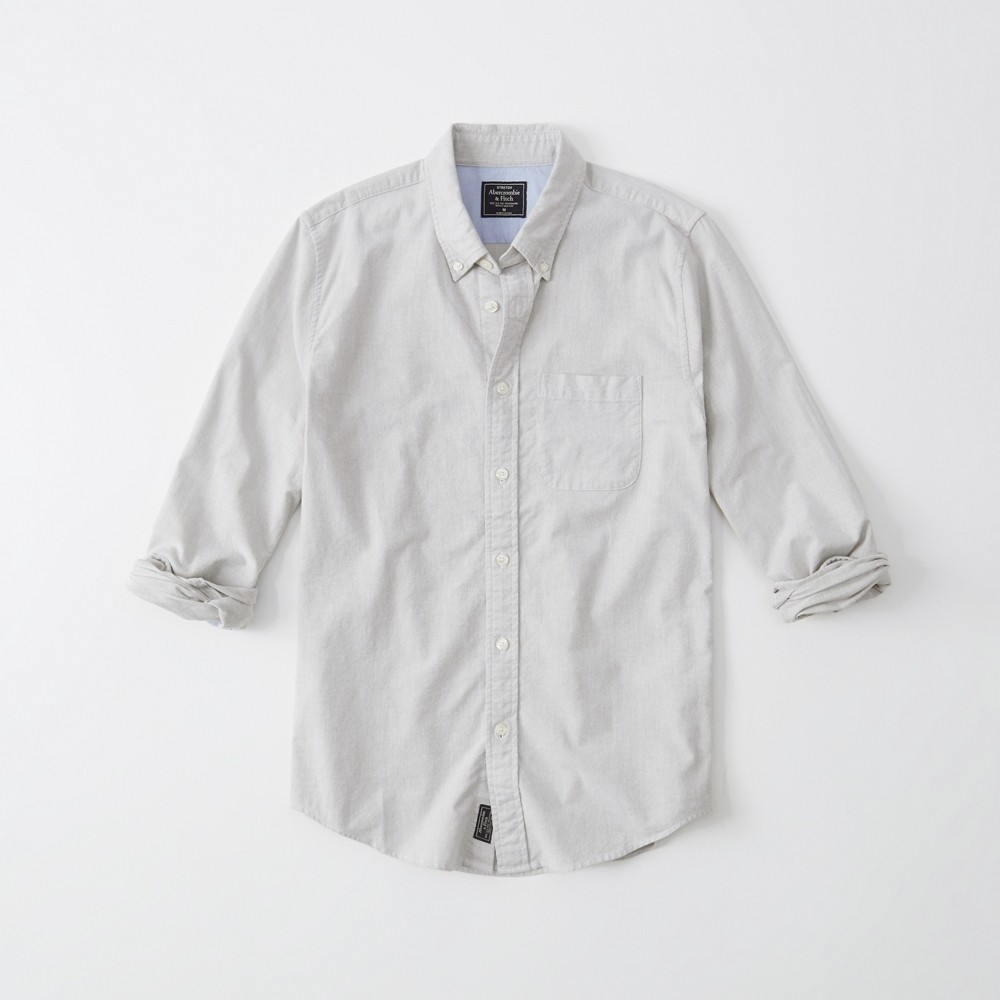 Hình Áo sơ mi nam Abercrombie AF-US-SM119 Oxford Shirt Signature Fit