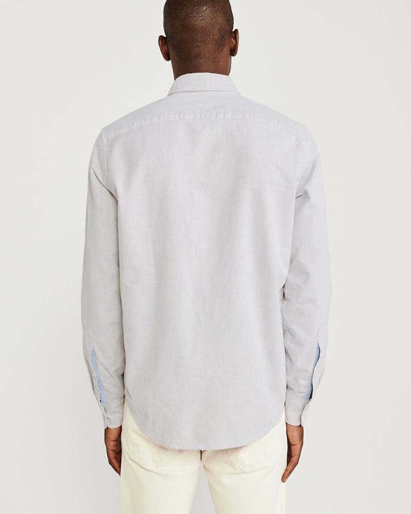 Áo sơ mi nam Abercrombie AF-US-SM119 Oxford Shirt Signature Fit