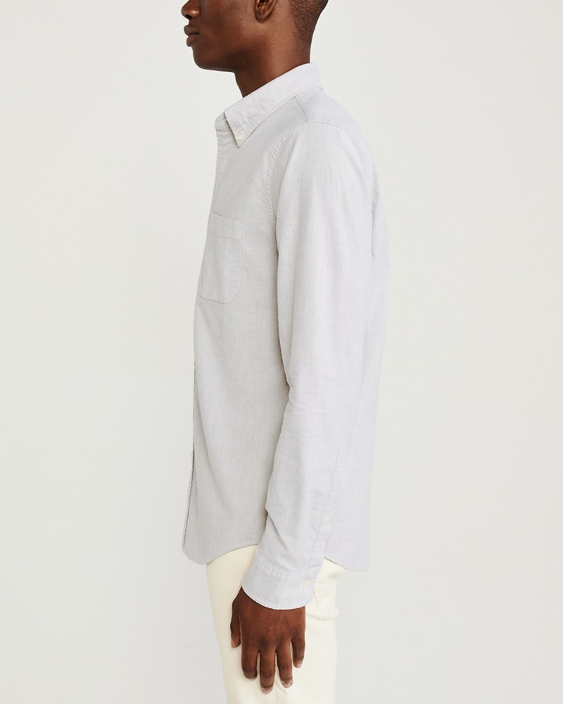 Áo sơ mi nam Abercrombie AF-US-SM119 Oxford Shirt Signature Fit