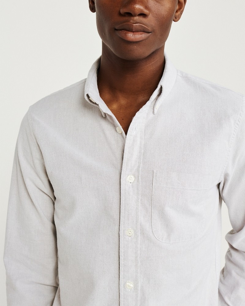 Áo sơ mi nam Abercrombie AF-US-SM119 Oxford Shirt Signature Fit