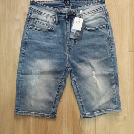 Hình Quần shorts jeans nam GAP-S01 Ripped light washed