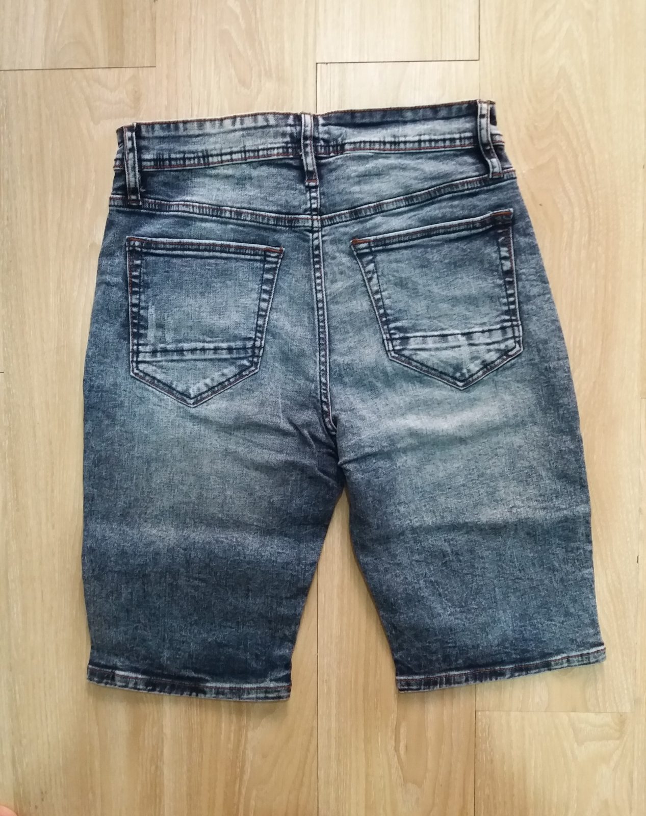 Hình Quần shorts jeans nam GAP-S02 Ripped acid washed