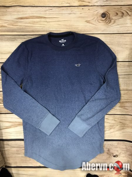Hình Áo thun nam tay dài Hollister HCO-HL99 Ombre Waffle Curved Hem