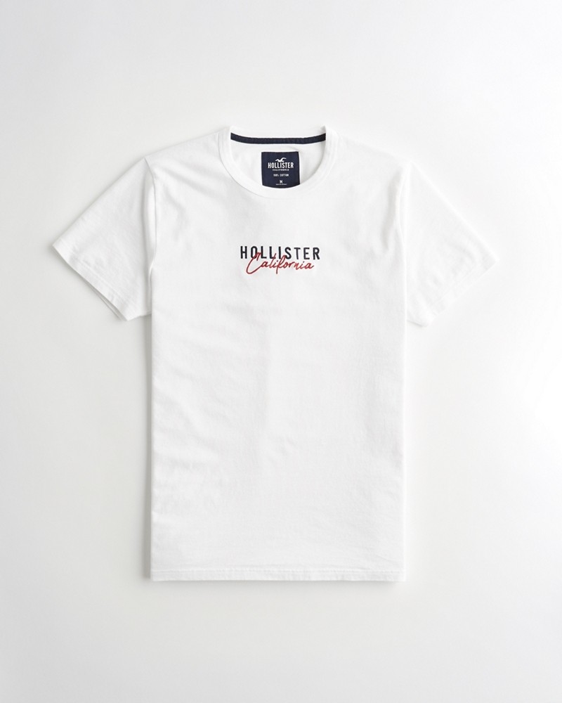 Hình Áo thun nam Hollister HCO-US-T27 Embroidered Logo Graphic Tee