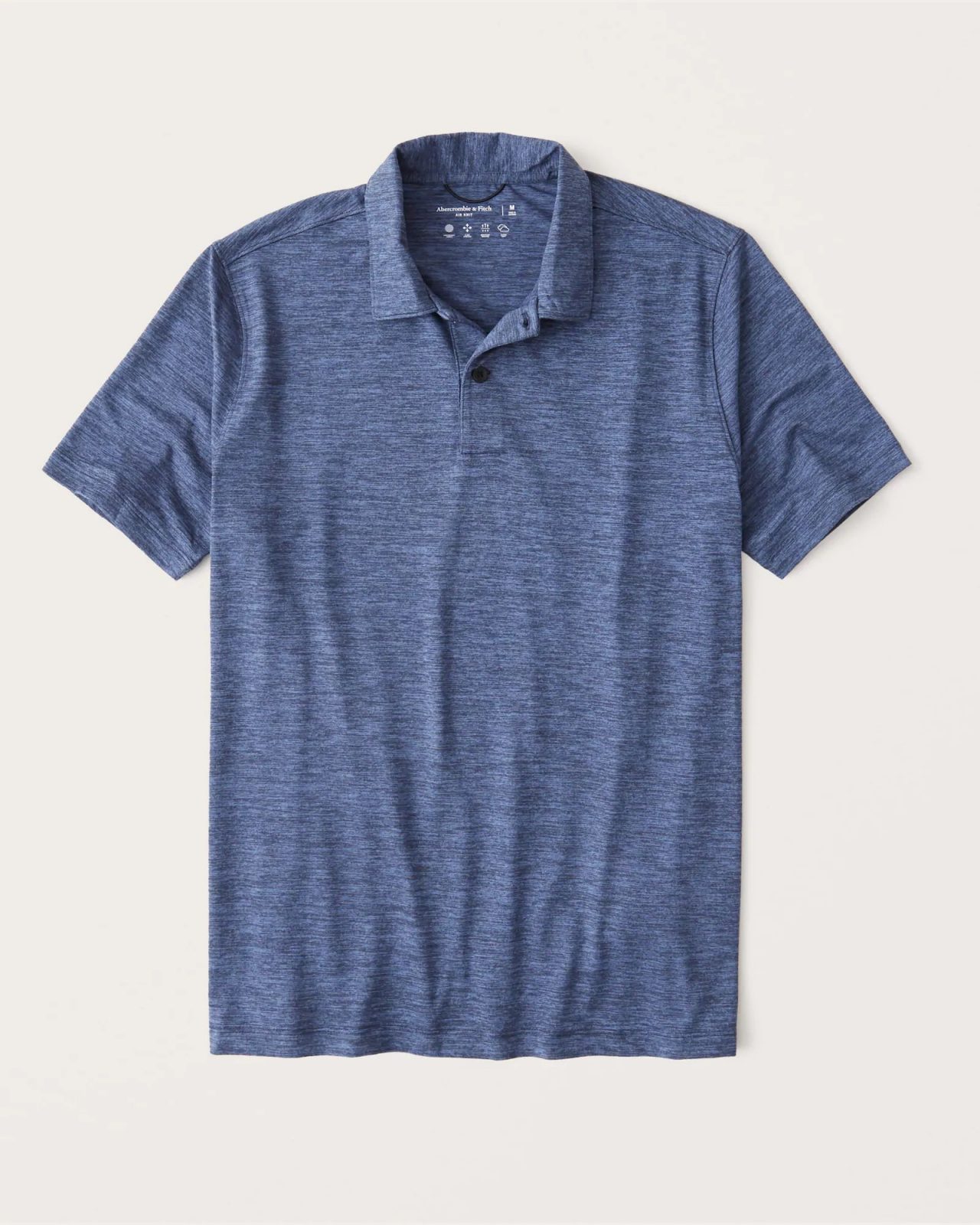 Hình Áo thun polo Abercrombie AF-P131 Air Knit Polo heather Blue