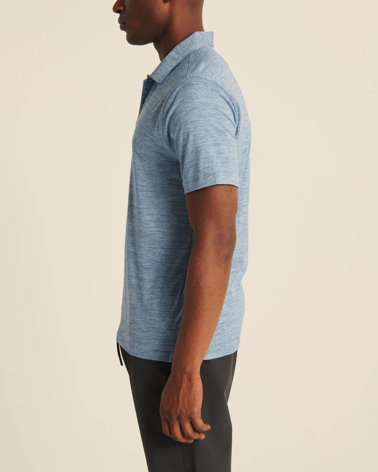 Hình Áo thun polo Abercrombie AF-P132 Air Knit Polo heather light blue