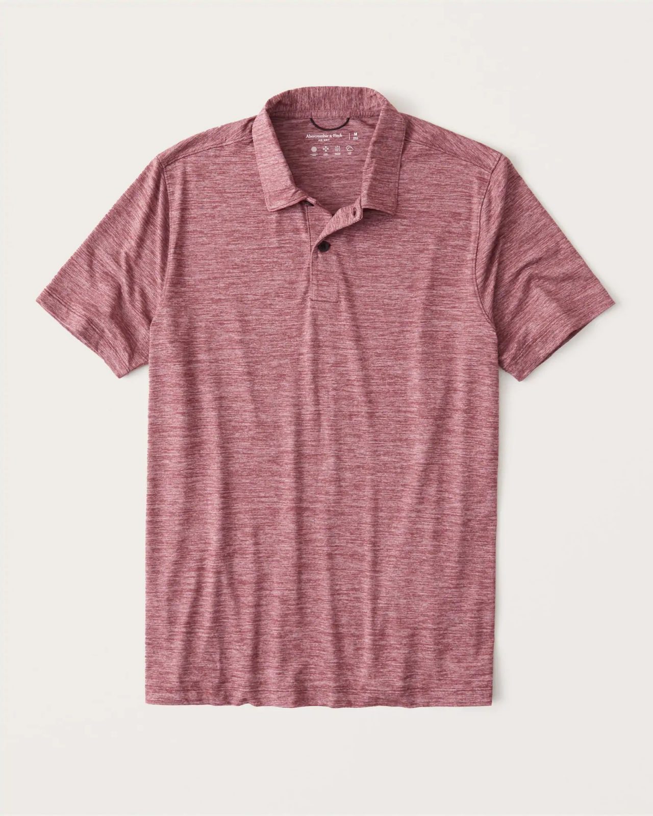 Hình Áo thun polo Abercrombie AF-P133 Air Knit Polo heather red