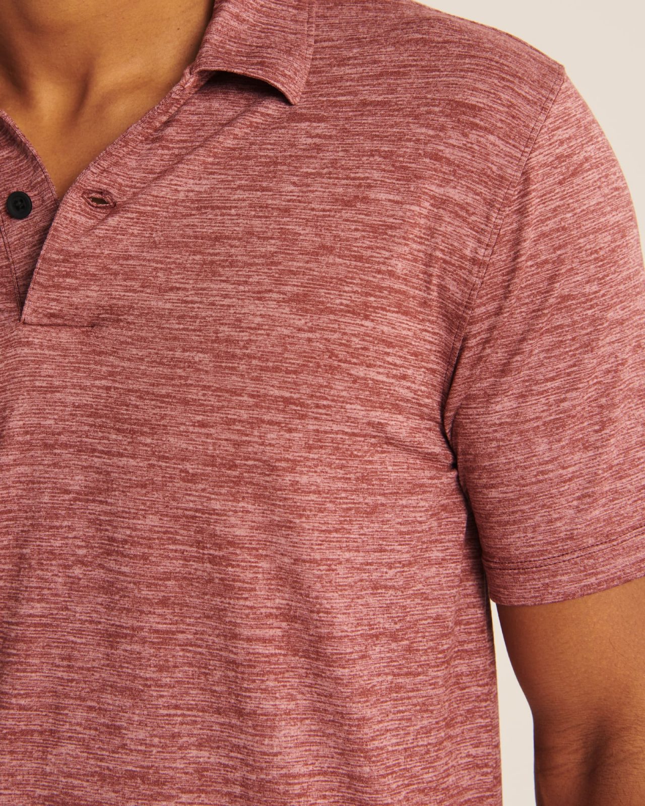 Hình Áo thun polo Abercrombie AF-P133 Air Knit Polo heather red