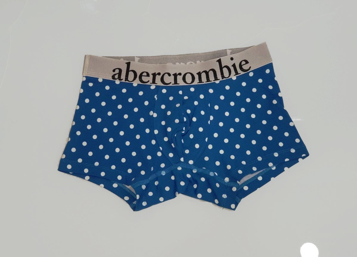 Hình Quần lót nam Abercrombie AF-UD28 Classic Trunk Blue Pattern