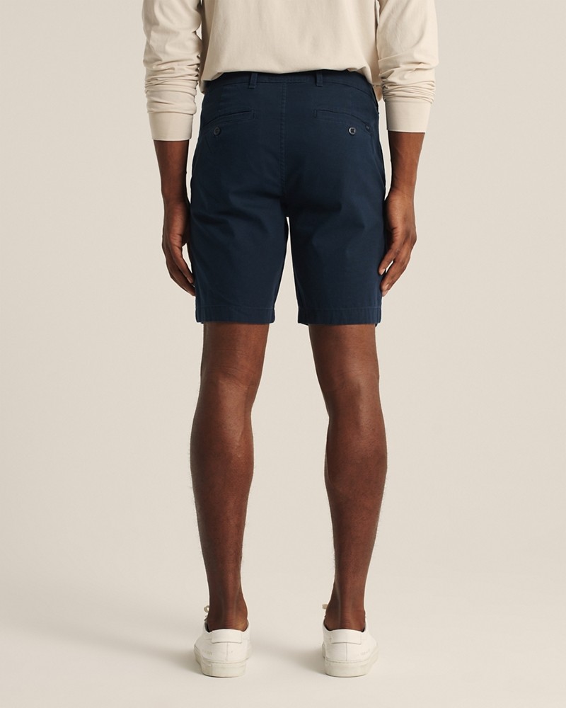 Hình Quần shorts Abercrombie AF-US-S08 Stretch Chino Shorts Navy