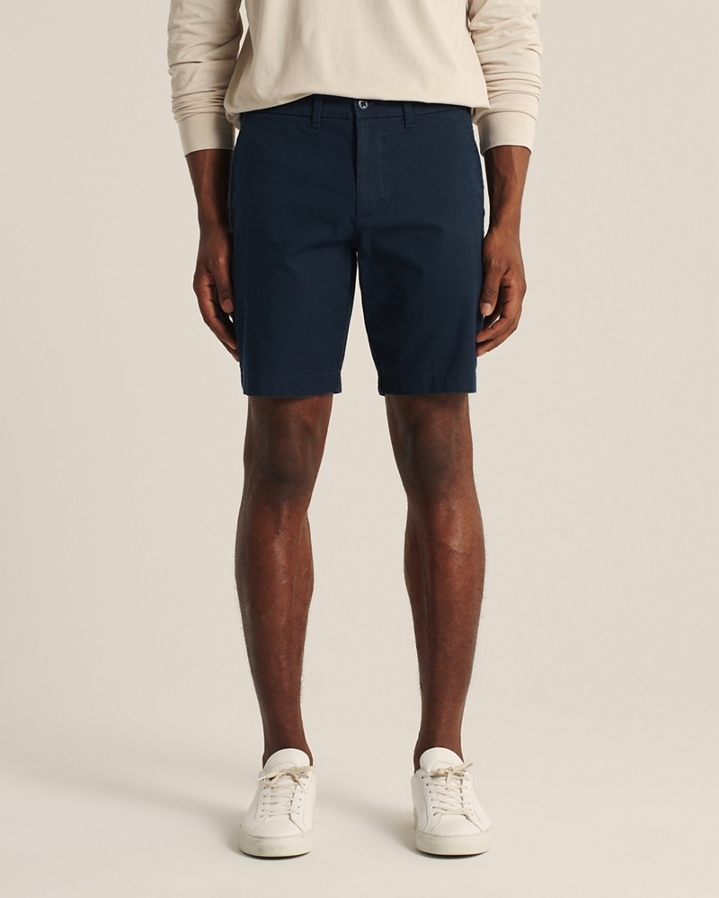 Hình Quần shorts Abercrombie AF-US-S08 Stretch Chino Shorts Navy