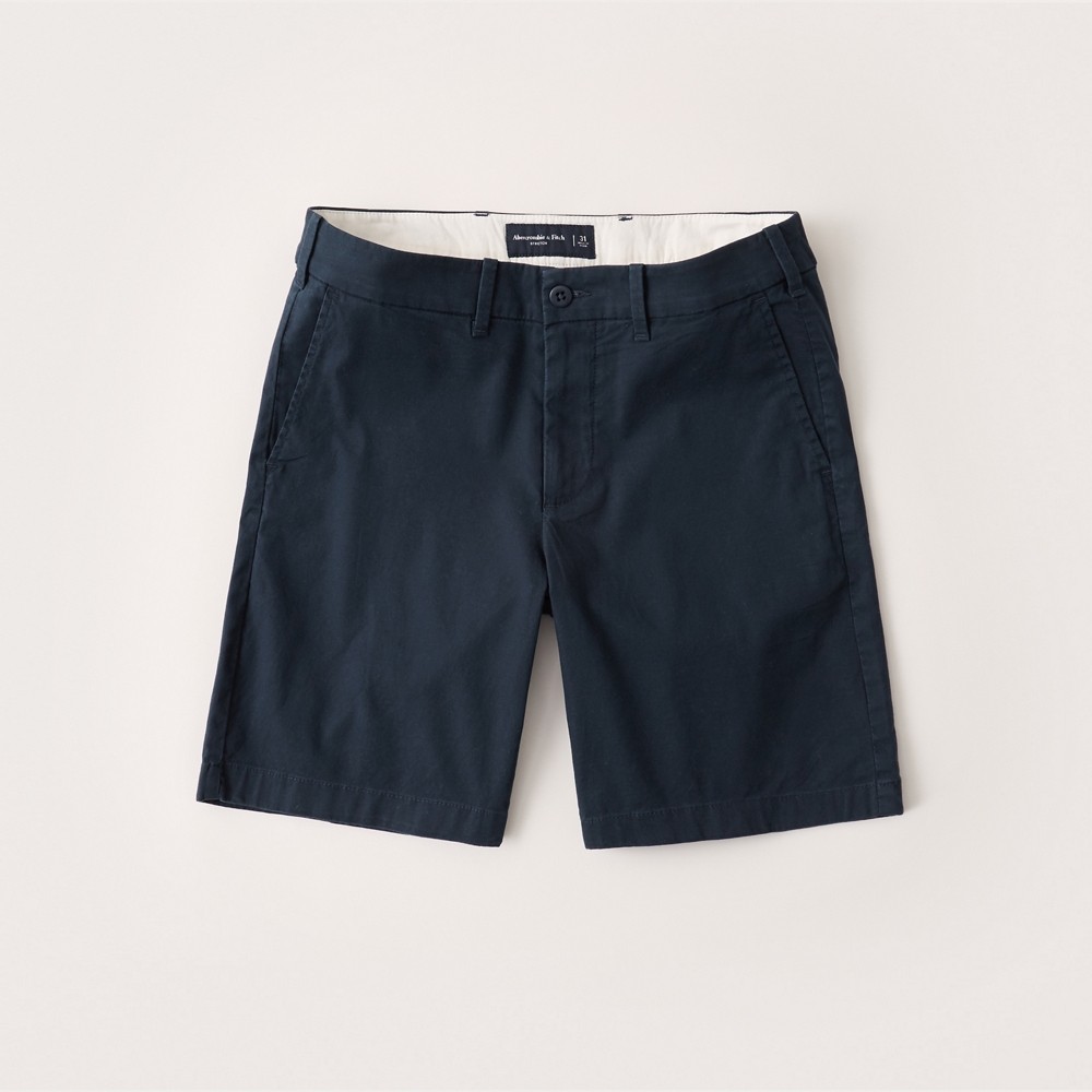Hình Quần shorts Abercrombie AF-US-S08 Stretch Chino Shorts Navy