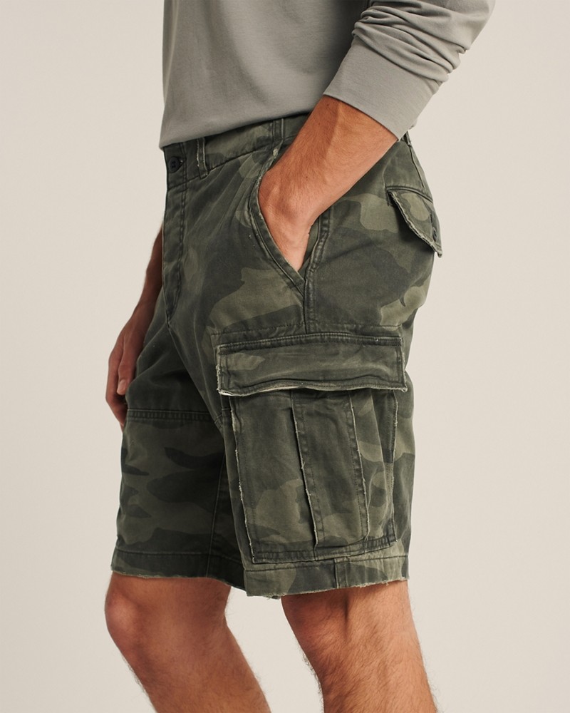 Hình Quần shorts túi hộp Abercrombie AF-US-S09 Cargo Shorts Camo