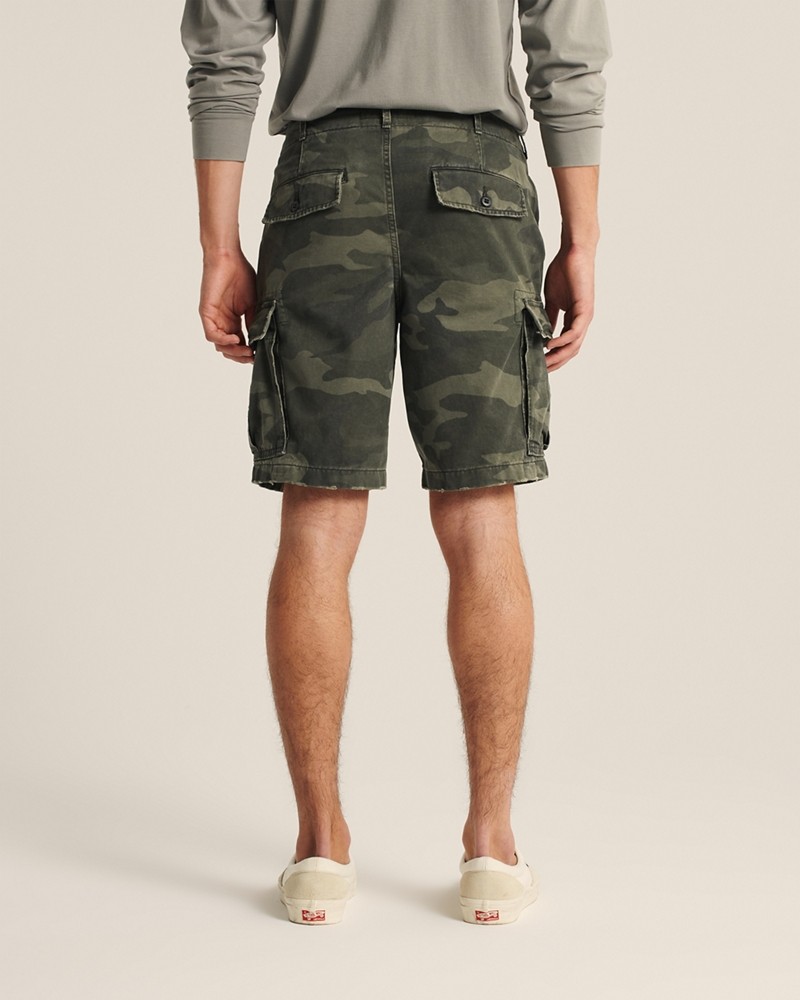 Abercrombie camo cargo shorts sale