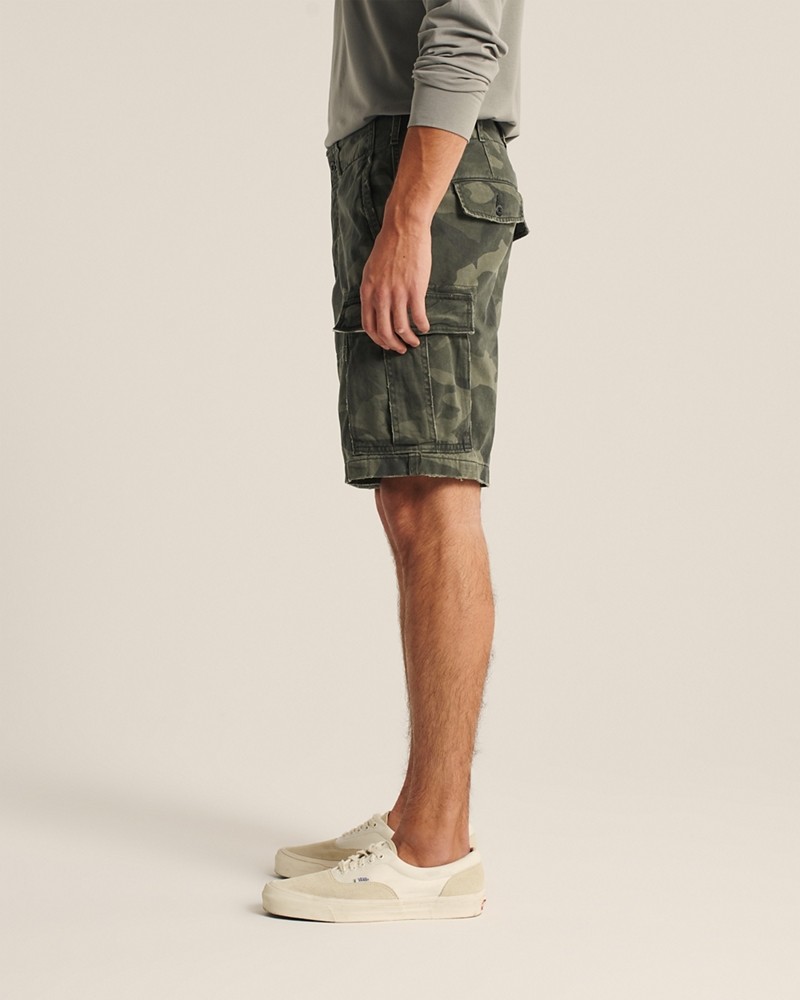 Hình Quần shorts túi hộp Abercrombie AF-US-S09 Cargo Shorts Camo