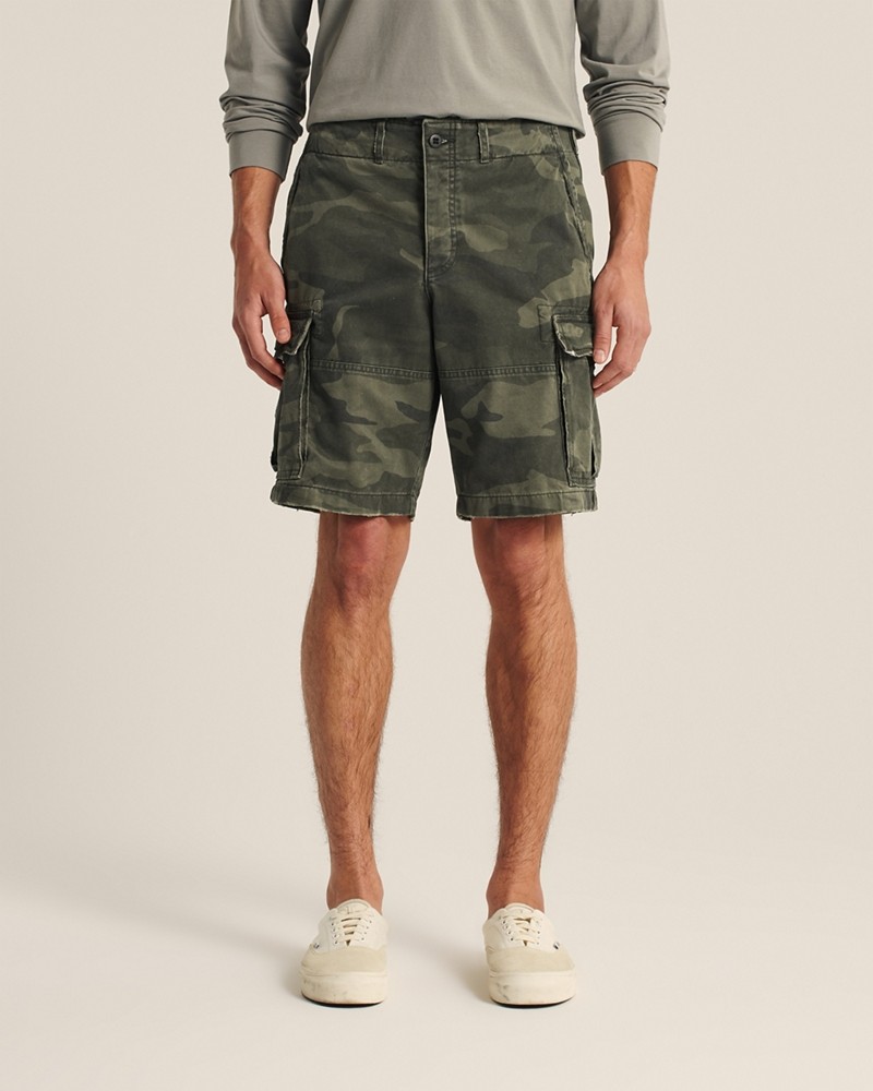 Hình Quần shorts túi hộp Abercrombie AF-US-S09 Cargo Shorts Camo