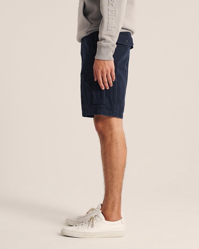 Hình Quần shorts túi hộp Abercrombie AF-US-S10 Cargo Shorts Navy