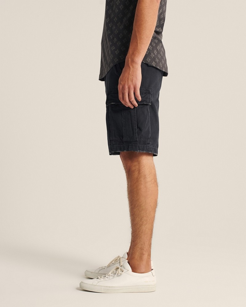 Hình Quần shorts túi hộp Abercrombie AF-US-S11 Cargo Shorts Black