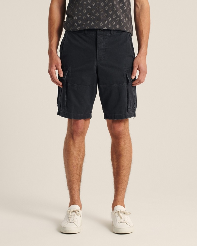 Hình Quần shorts túi hộp Abercrombie AF-US-S11 Cargo Shorts Black