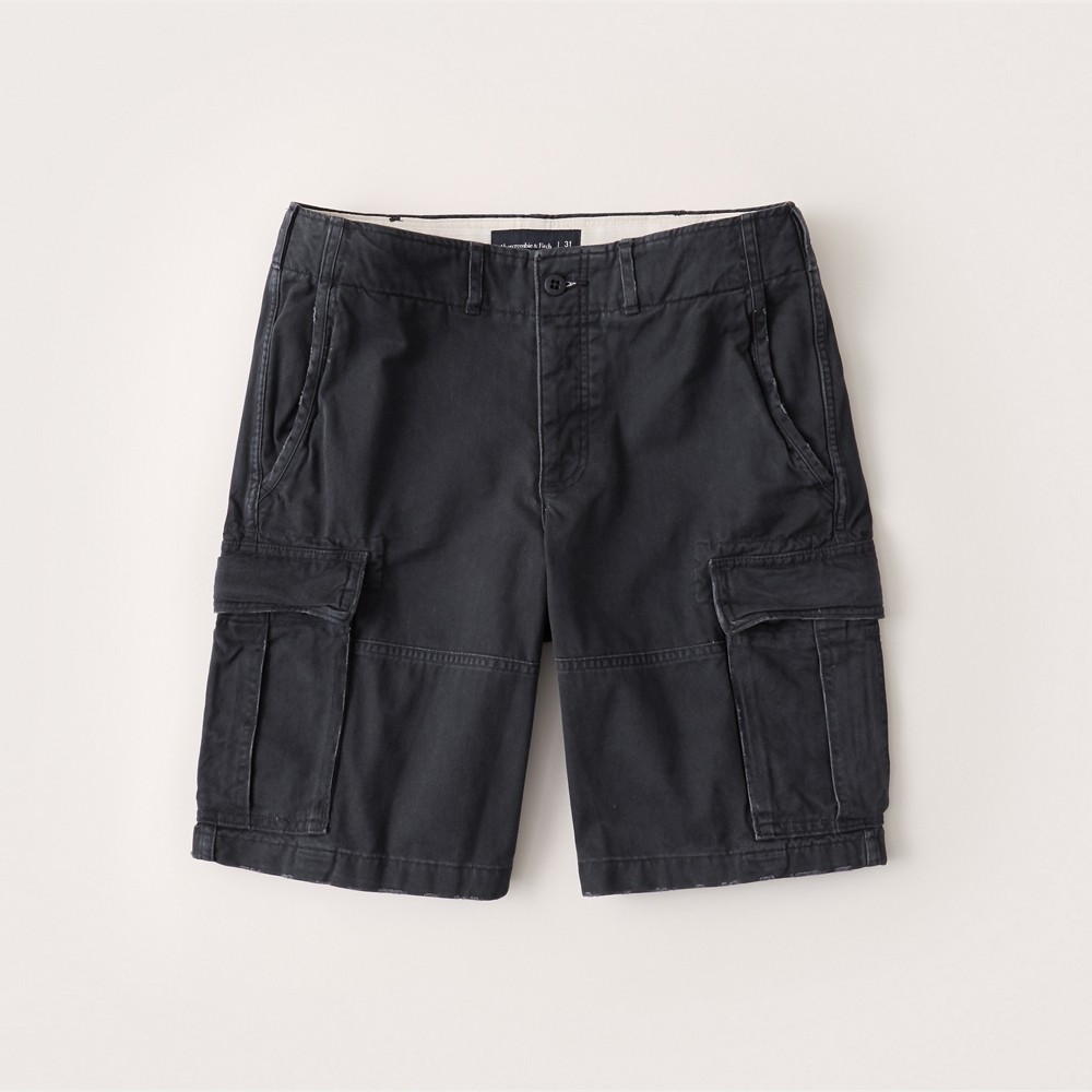 Hình Quần shorts túi hộp Abercrombie AF-US-S11 Cargo Shorts Black