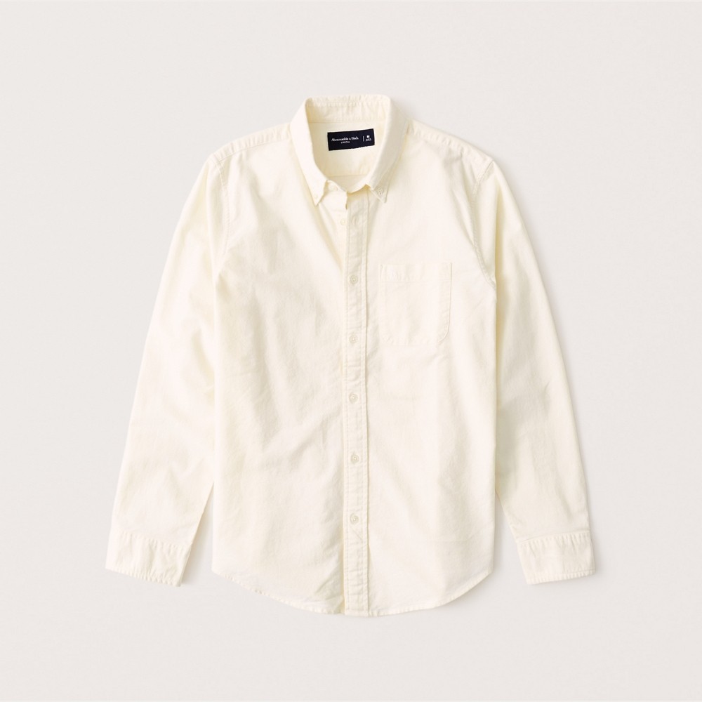 Hình Áo sơ mi nam Abercrombie AF-US-SM121 Oxford Button-Up Shirt
