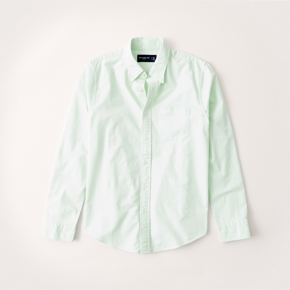 Hình Áo sơ mi nam Abercrombie AF-US-SM122 Oxford Button-Up Shirt