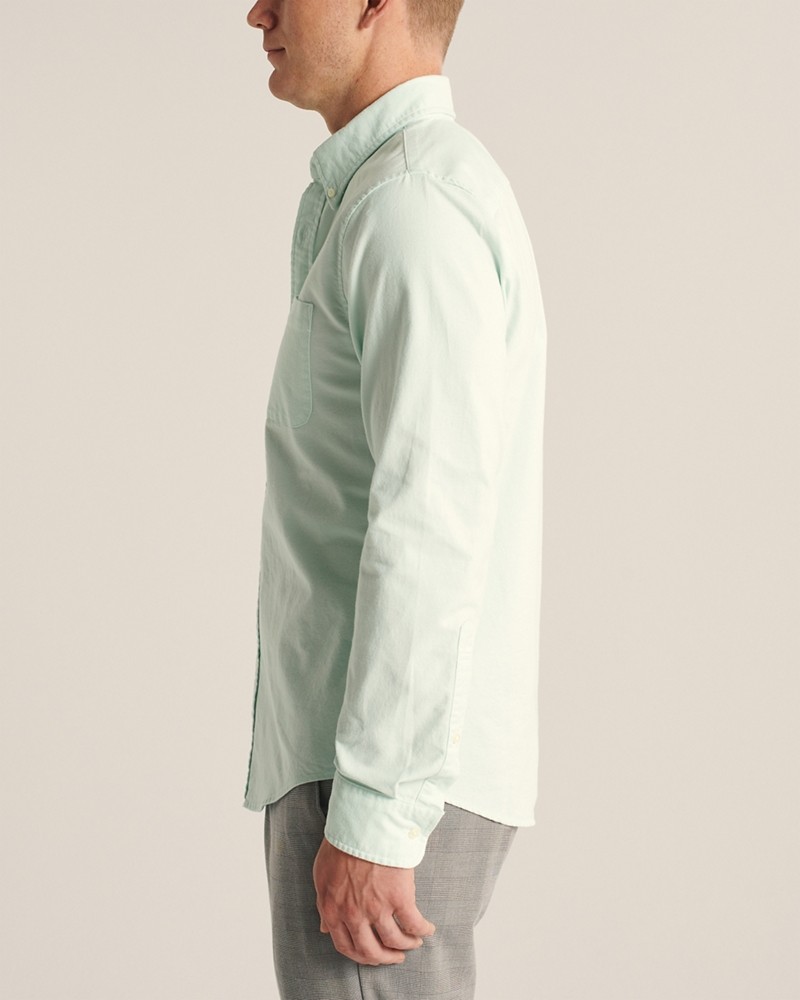 Hình Áo sơ mi nam Abercrombie AF-US-SM122 Oxford Button-Up Shirt