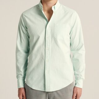 Hình Áo sơ mi nam Abercrombie AF-US-SM122 Oxford Button-Up Shirt