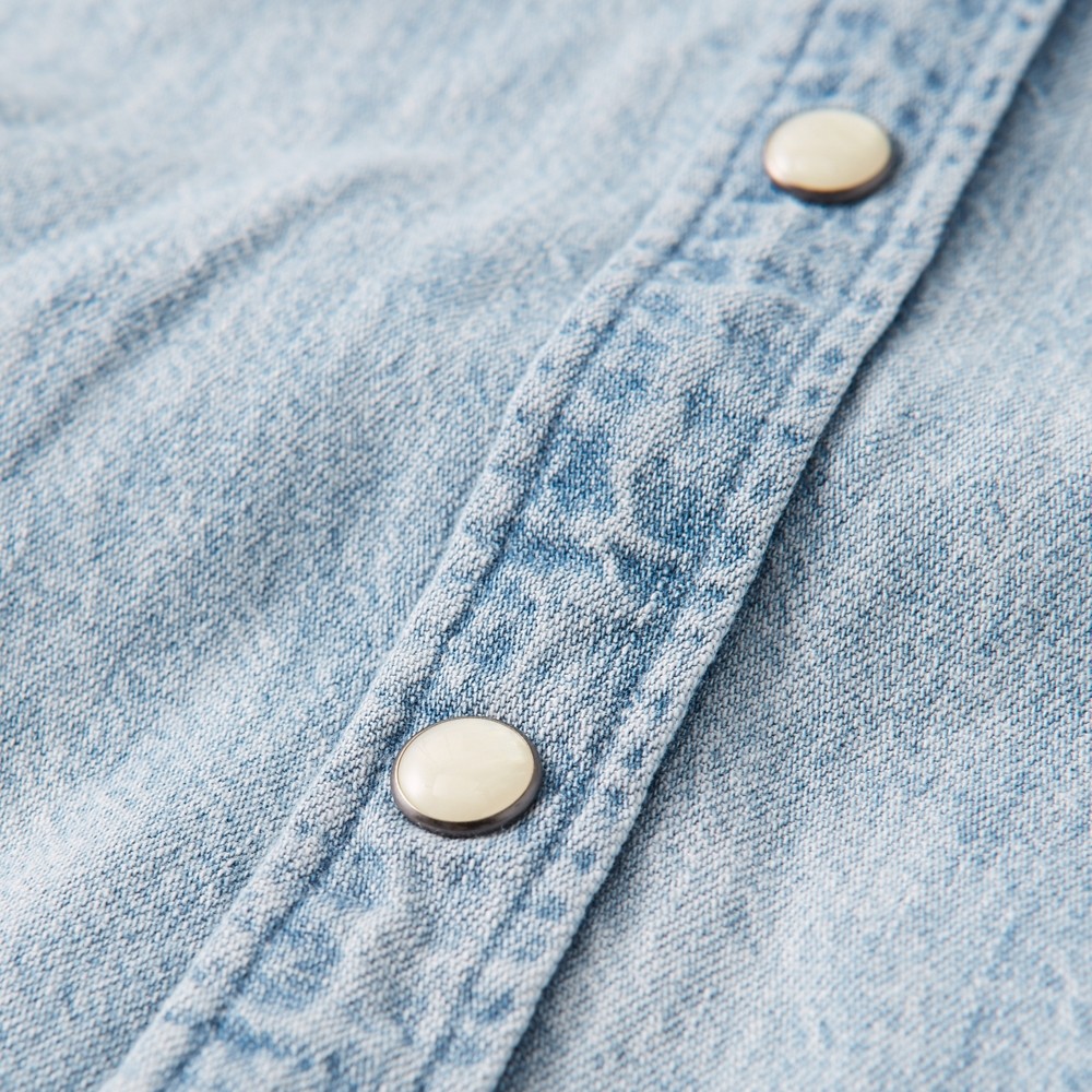 Hình Áo sơ mi nam Abercrombie AF-US-SM124 Long-Sleeve Denim Shirt