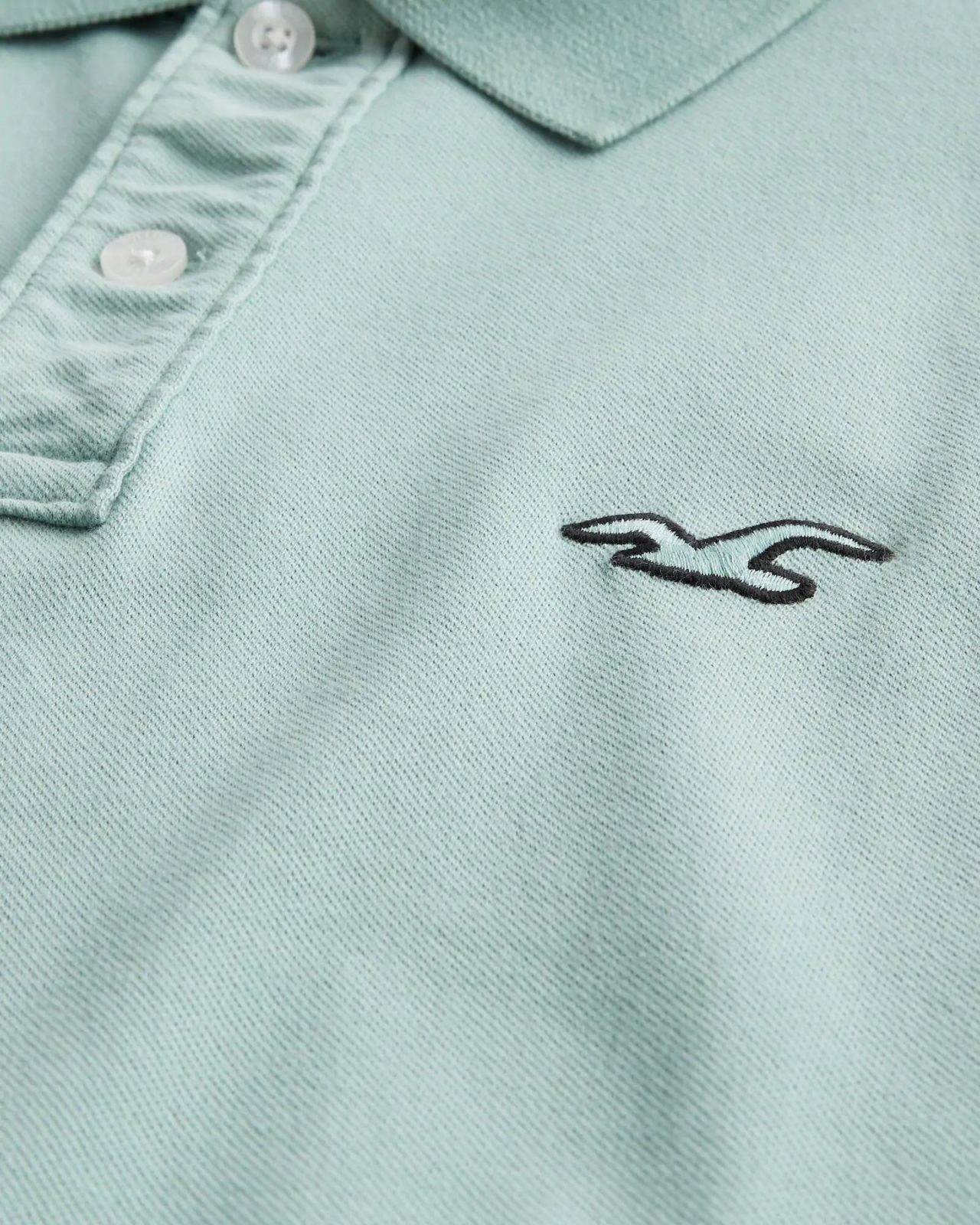 Hình Áo thun nam Hollister HCO-P241 Stretch Polo dark mint