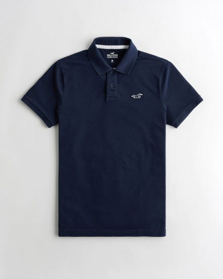 Hình Áo thun nam Hollister HCO-P242 Advanced Stretch Polo Navy