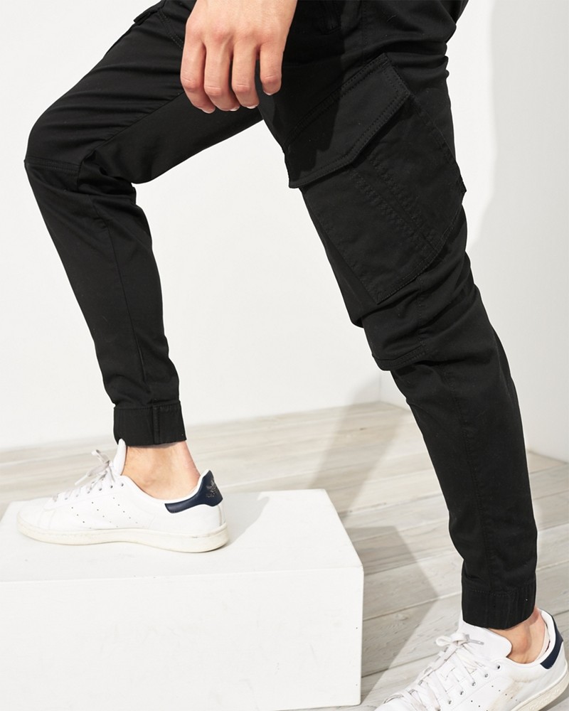 Hình Quần dài nam Hollister HCO-QK02 Skinny Jogger Pants Black