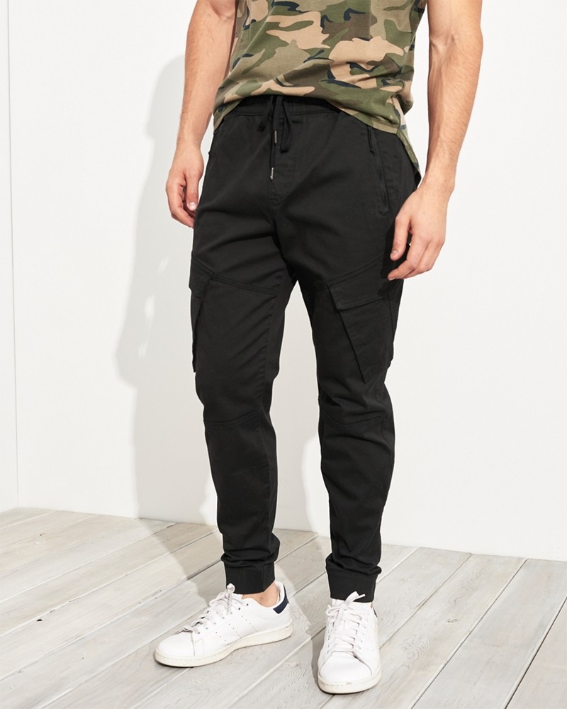 Hình Quần dài nam Hollister HCO-QK02 Skinny Jogger Pants Black